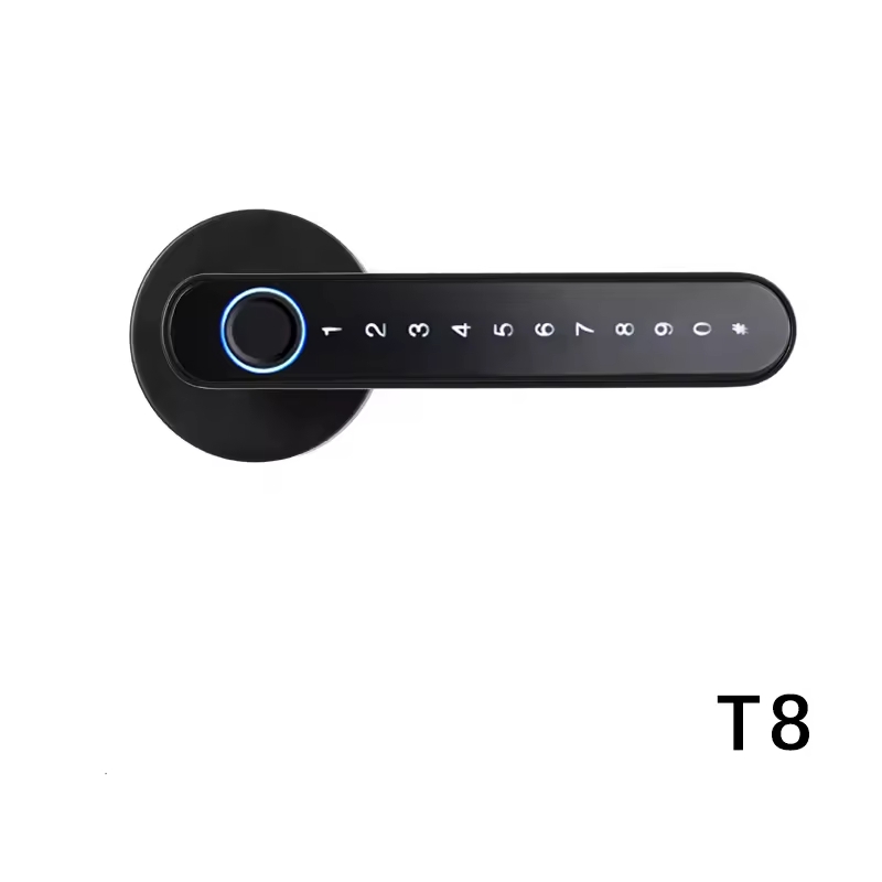 Serrure Électronique T8 – Acier Biométrique Compact